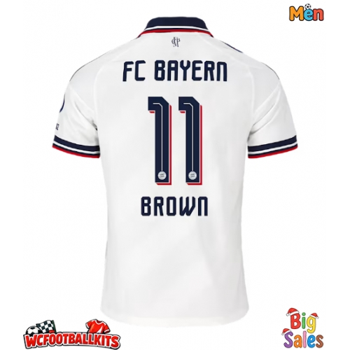 Bayern Munich Nathaniel Brown #11 Replica Away Stadium Shirt 2026-27 Short Sleeve